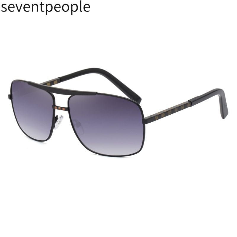 BlackSquare Sunglasses Men 2021 Fashion Retro Luxury Brand Designer Metal Frames Sun Glasses Vintage Gafas De Sol Hombre