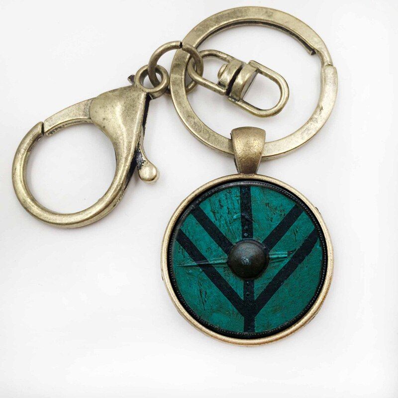 new arrived the Vikings necklace The shield of Lagertha pendant jewelry Cothic Glass Cabochon Necklace pendant amulet Gifts HZ1