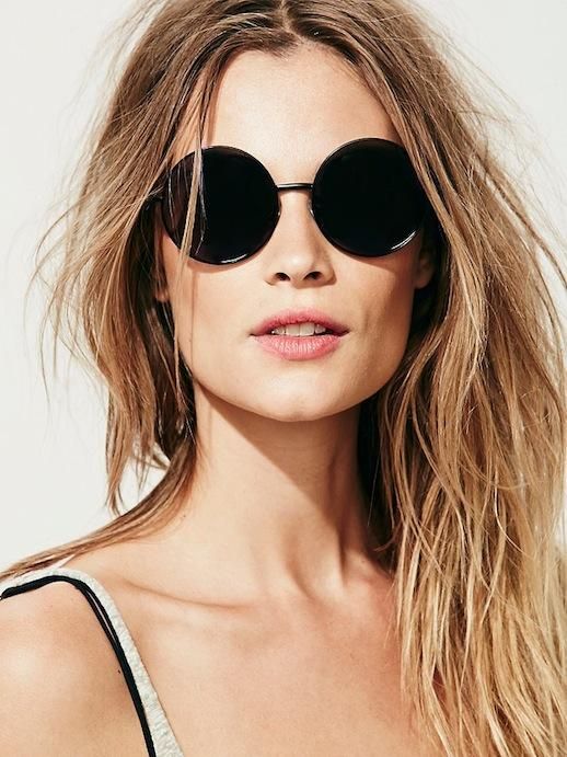 Classic Style Small Round Shape Sunglasses For Men/Women