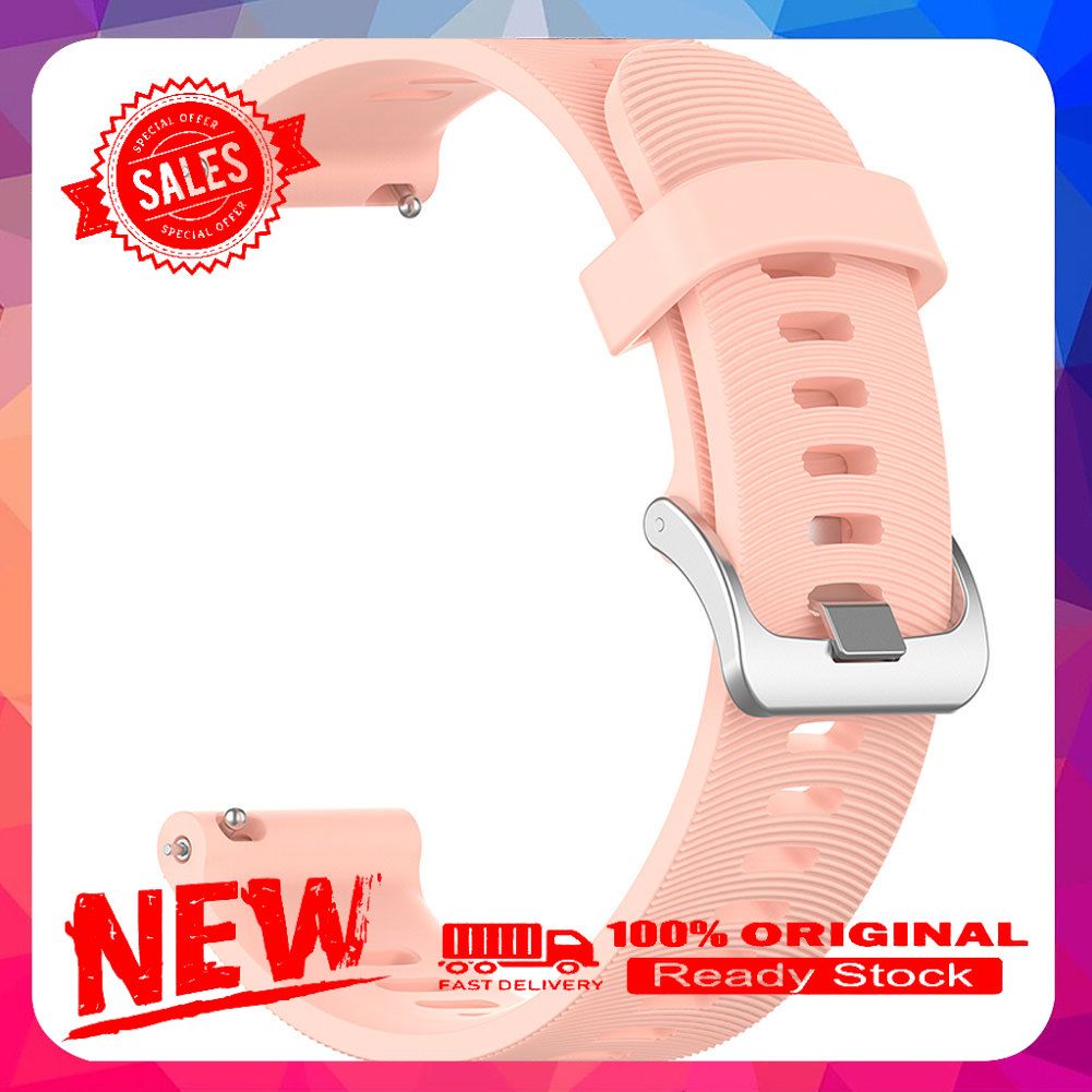 20mm Silicone Smart Watch Band Strap Replacement for  Forerunner 245M/245