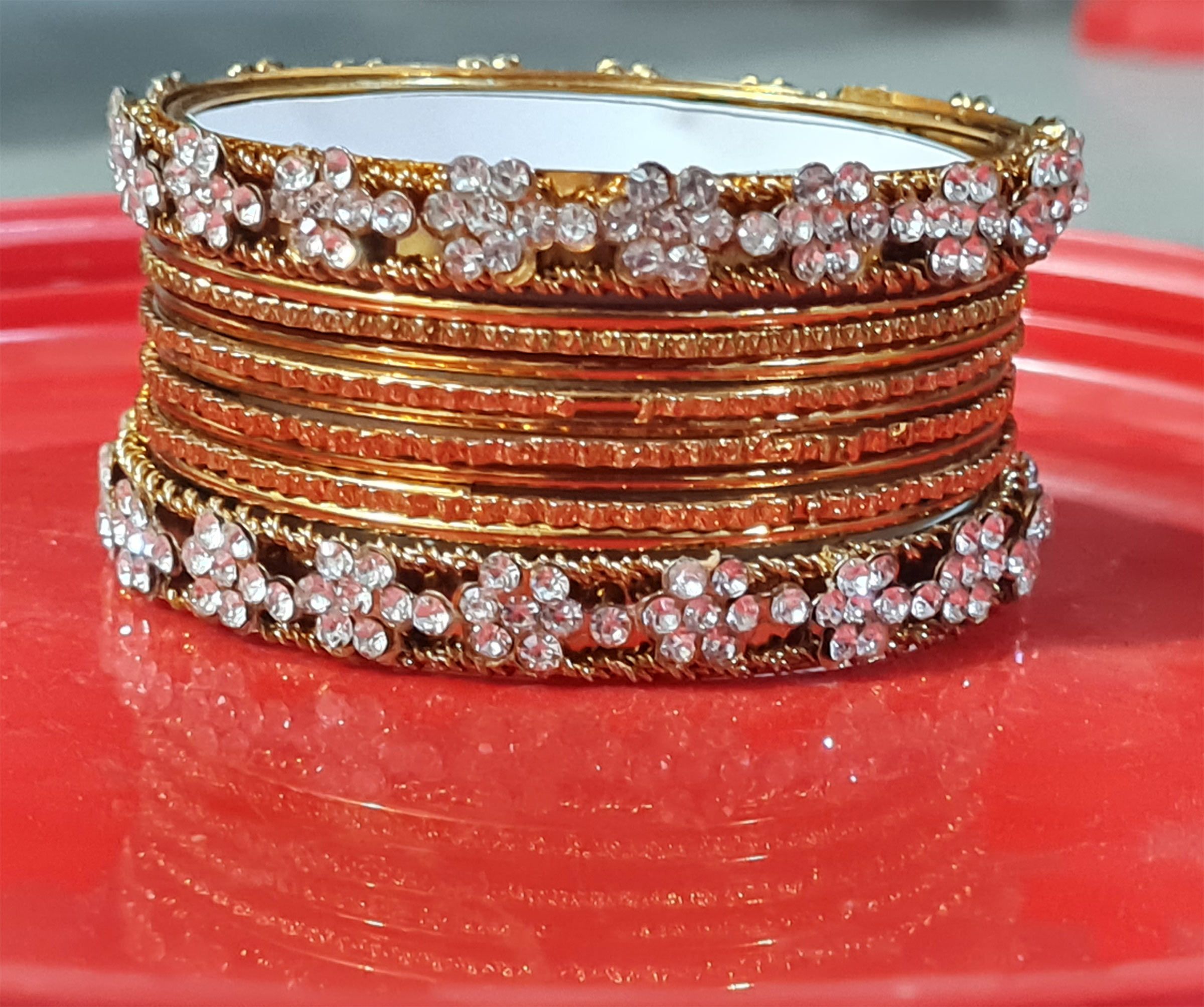 Muth Bangles with stone Exclusieve Design jewellery for girls