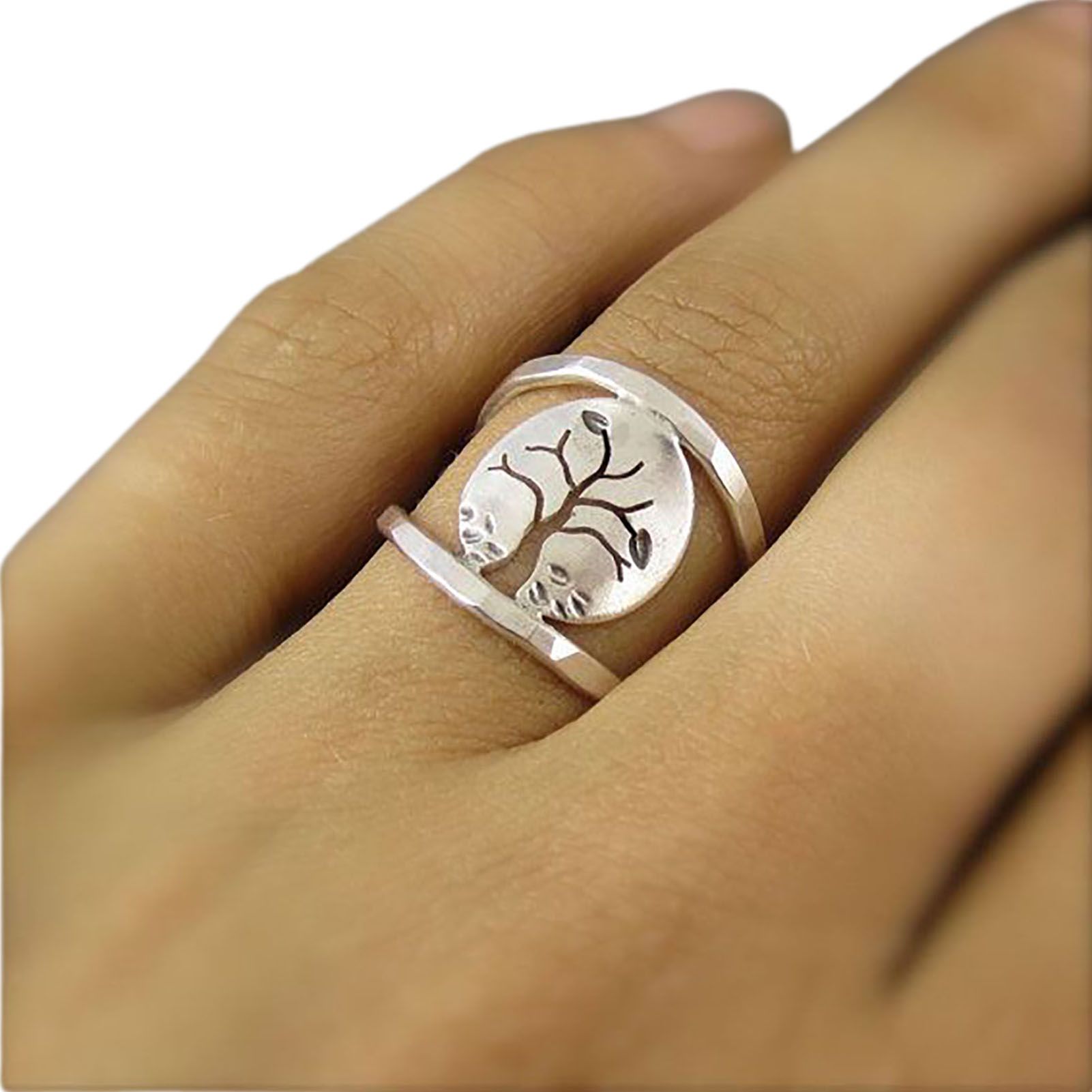 Vintage Ring Polishing Simple Fashion Women Wide Ring