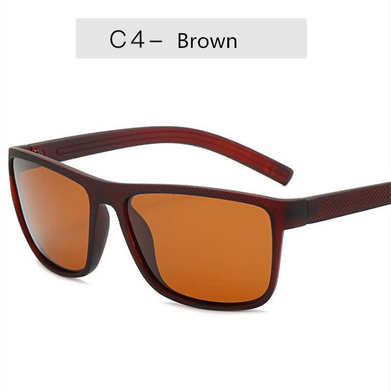 BrownImwete Polarized Driving Sun glasses Outdoor Leisure Shades Lightweight UV400 Male Sunglasses