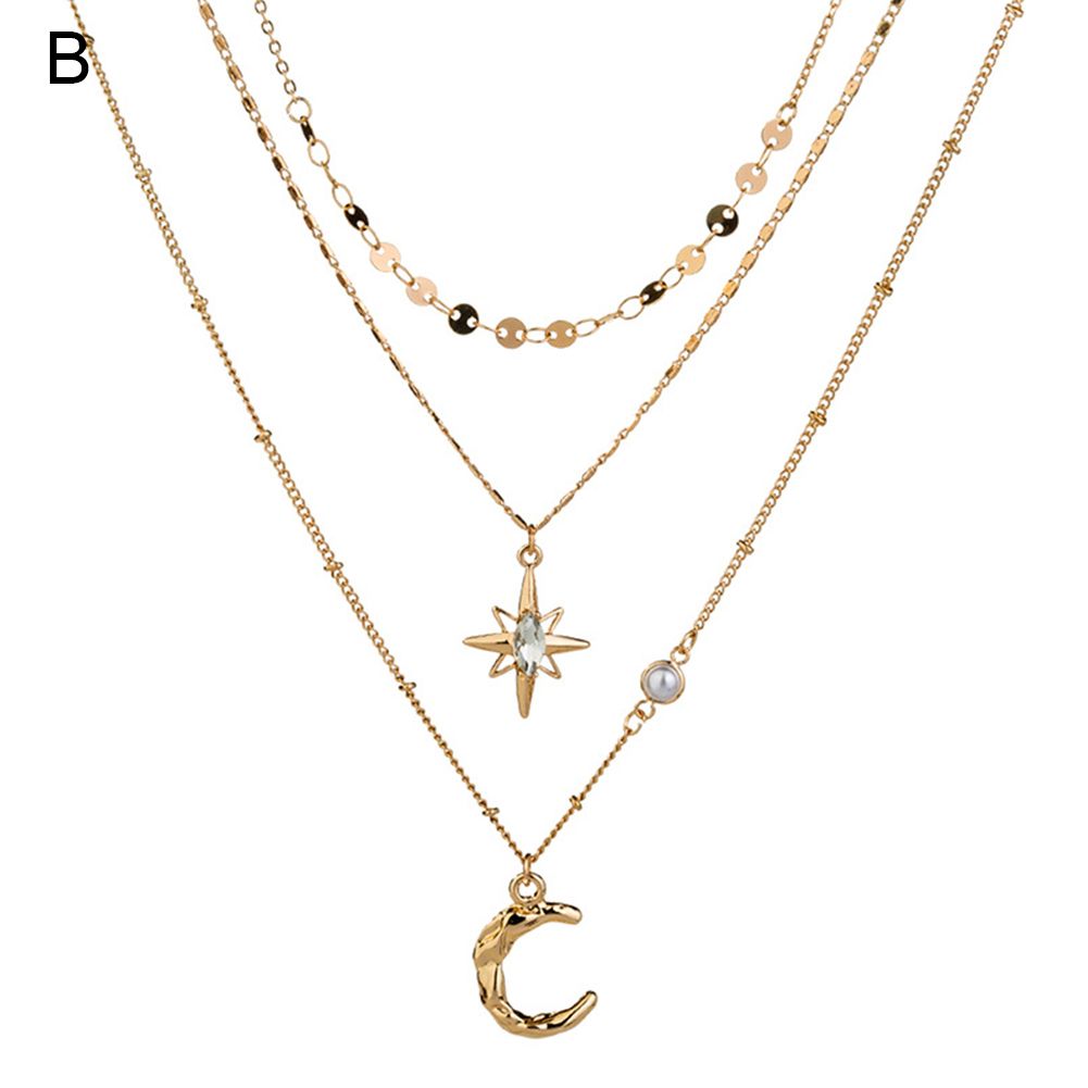 Fashion Women Butterfly  Pearl Design Multilayer Trend Gift