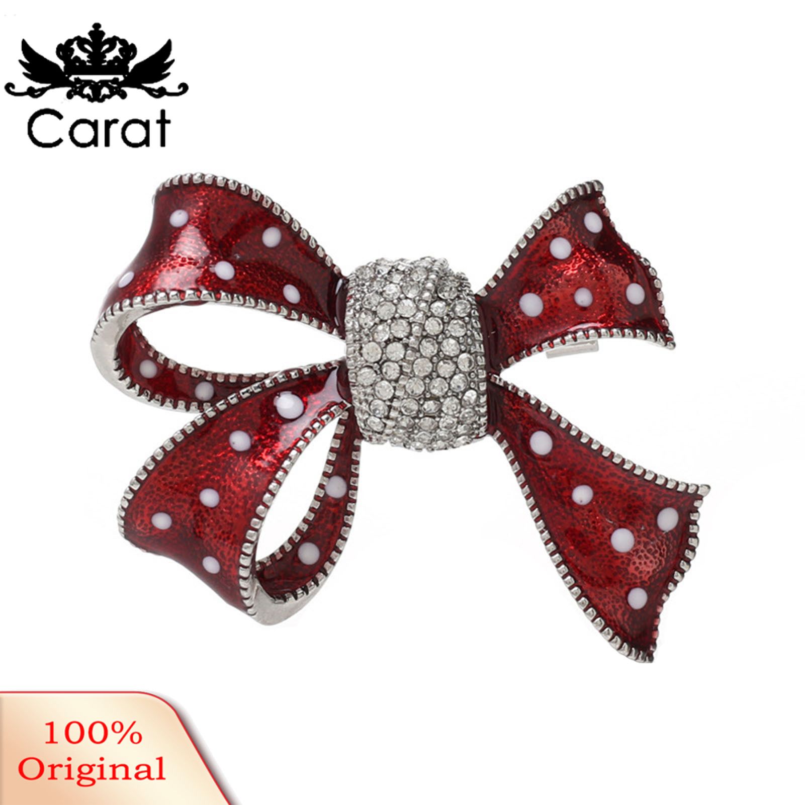 Brooch Bow-knot Elegant Temperament Shine Universal Stylish Brooch Pin for Banquet