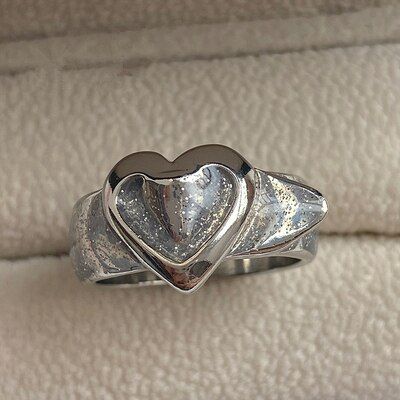 AOMU New Design Chic Metal Belt Ring Silver Color Shiny Zircon Crystal Love Purple Heart Rings for Women Punk Rock Ring Jewelry