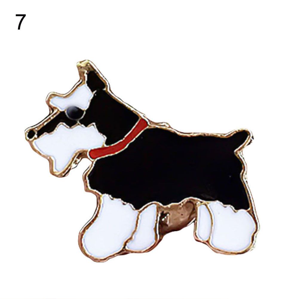 Animal Pet Dog Enamel Brooch Pin Badge Shirt Jacket Collar