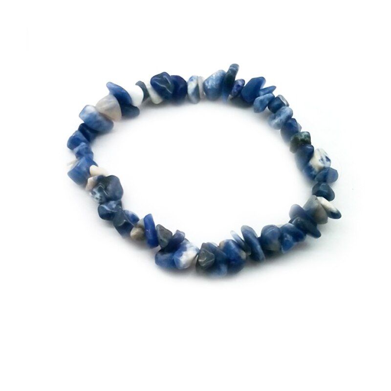 SEDmart 7 Chakra Irregular Natural Stone Beads Bracelets For Women Fashion Crystal Healing Energy Strand Bracelet Jewelry Gift
