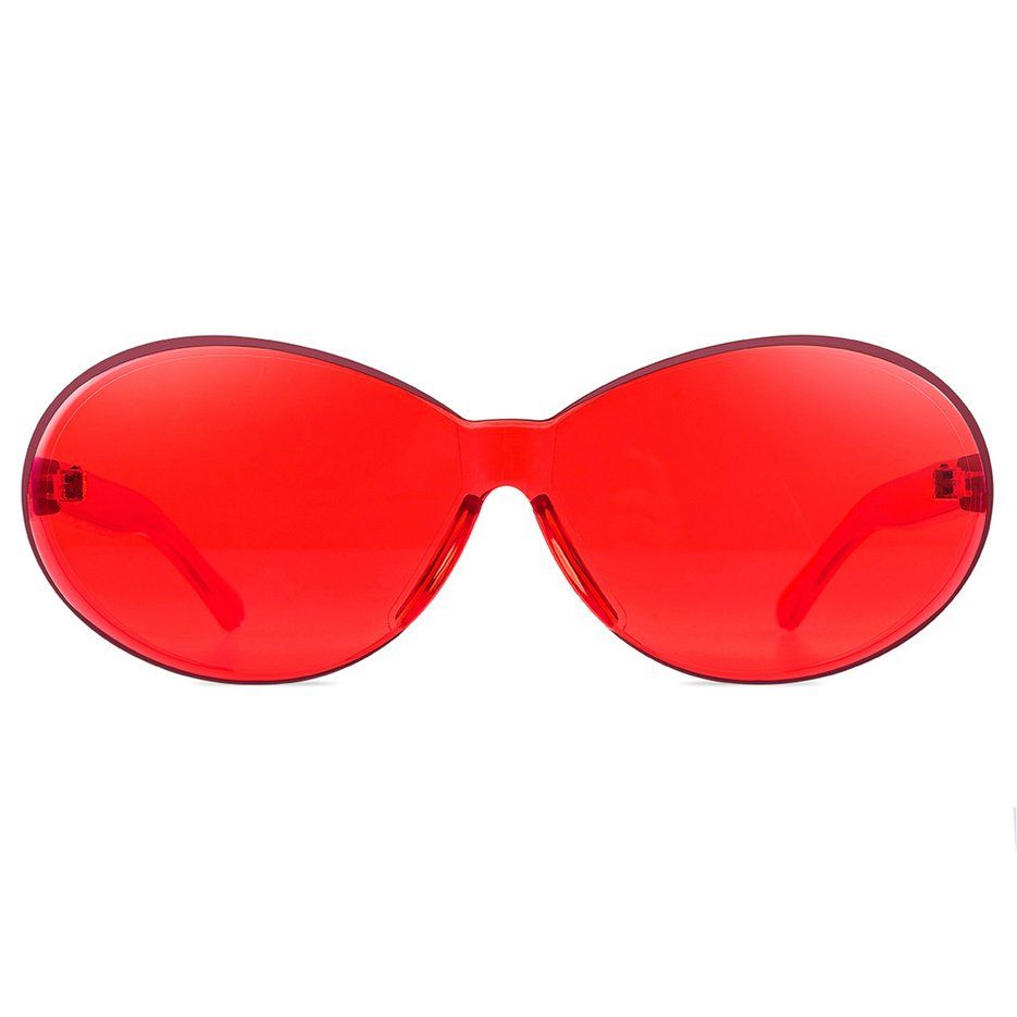 Fashion Cute Sexy Retro Love Heart Rimless Sunglasses Women Luxury Sun Glasses Eyewear Candy Color UV400