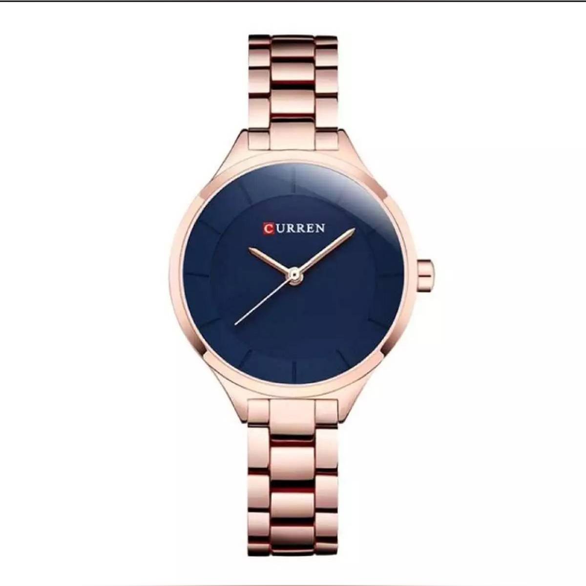 CURREN 9015 RoseGold Stainless Steel Watch For Women - RoseGold