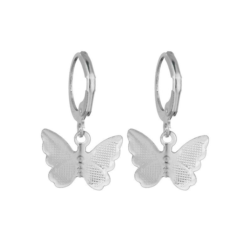 Modyle 2020 Punk Vintage Silver Color Butterfly Pendant Necklaces For Women choker collares Wedding