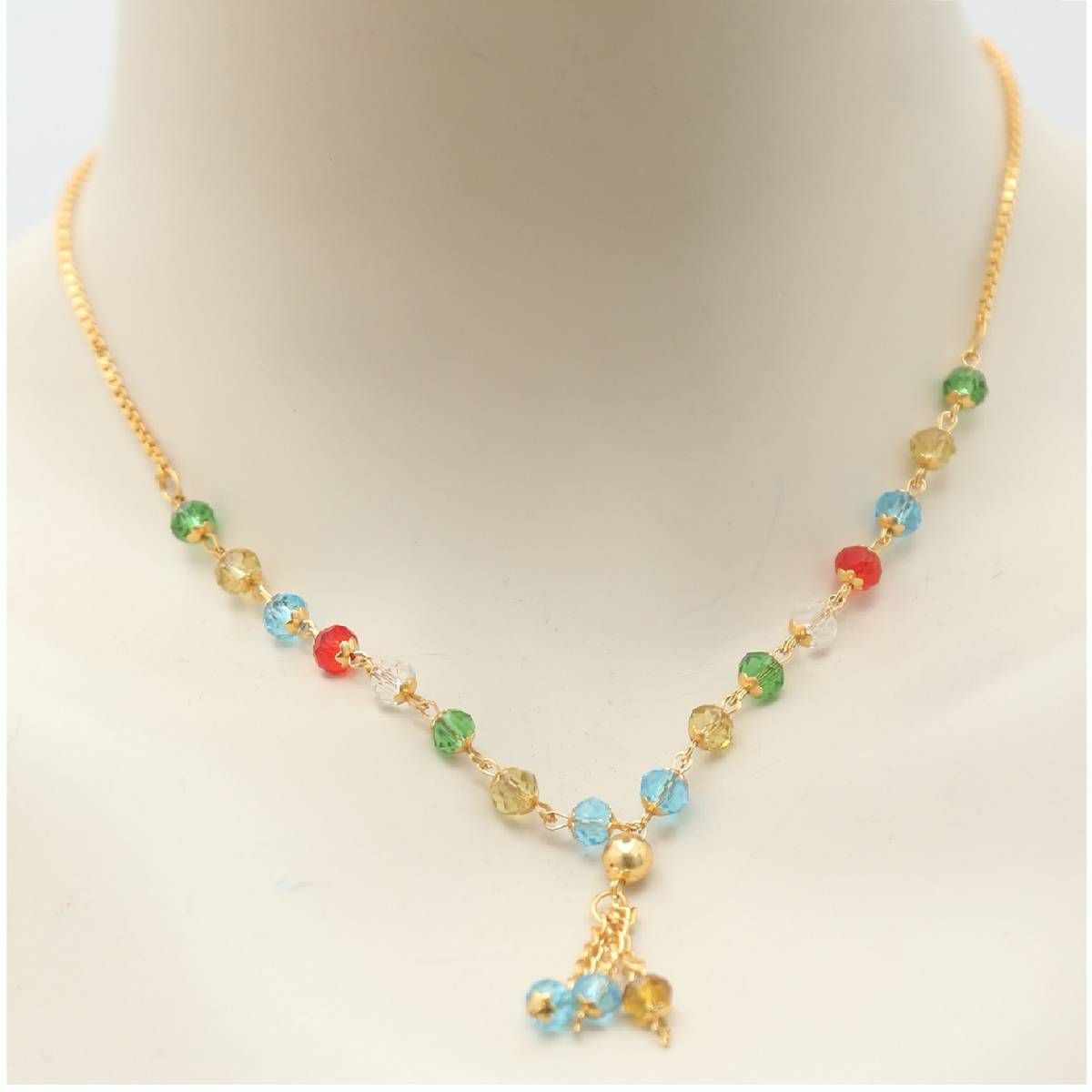 Women,Girl,Ladies Crystal Necklace Set