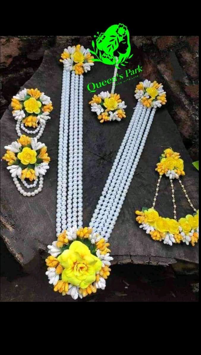 Artificial flower jewelery Set for girls and women
