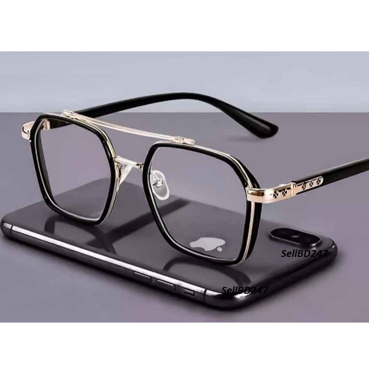 Anti-reflective UV400 Squre shape sunglass for man