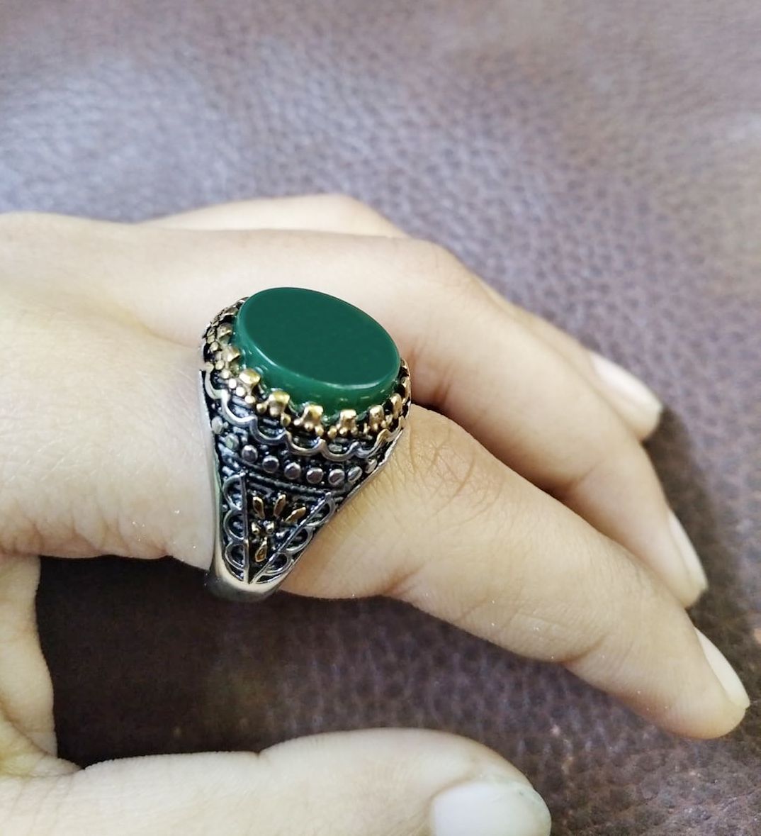 Stainless Steel Rings For Men Fashion Round Finger Ring Mens Jewelry Wedding Party Rings Man Hand Decoration
