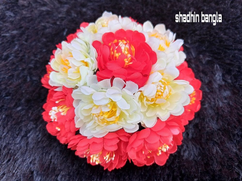 Artificial Flower Hair Khopa For Women-1pc