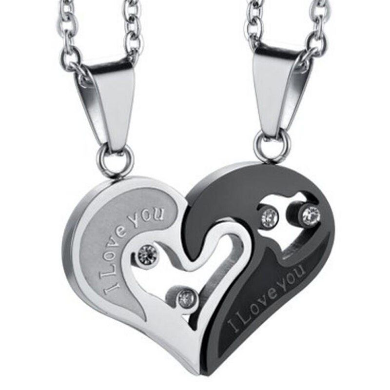 Fashion Necklaces Eight Diagrams Black and White Yin Yang Pendant for Couples Lover Best Friends Friendship Unisex Y2K Jewelry