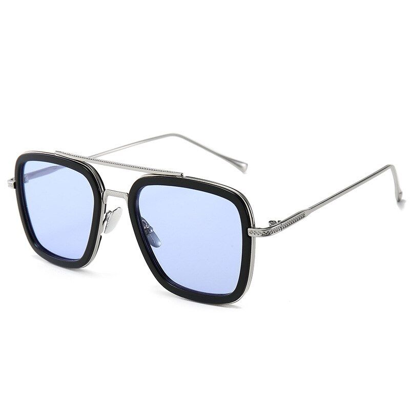 4Trend Square Retro Sunglasses Square Frame Transparent Fashion Glasses Unisex Brand Designer Anti-glare Sunglasses UV400 2021