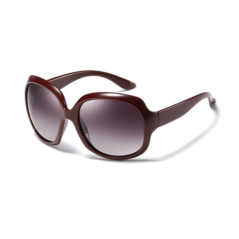 BrownLuxury Polarized Oversized Sunglasses Women Designer Vintage Driving Sun Glasses For Womens High Quality Outdoor Shades Sunglass