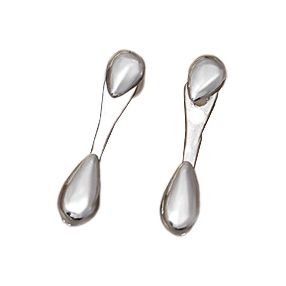 Silver Needle Liquid Drop Earrings Simple And Earrings Teardrop Earrings