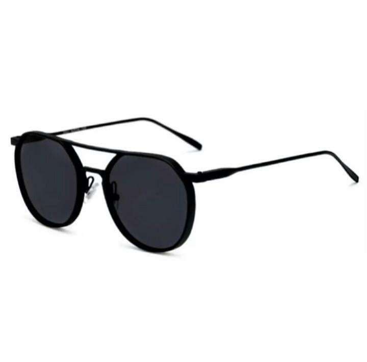 Black Frame Black Lens Ironman Robert Doweney Jr Sunglasses For Men