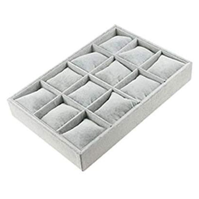 Velvet Jewelry Display Showcase Notepad Bracket Suitable for Necklace Bracelet Rings Earrings
