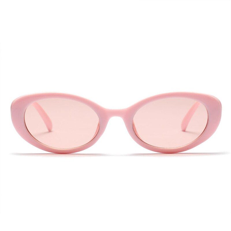 C2 as pictureVintage Cat Eye Sunglasses Women Vintage Luxury Brand Designer Small Oval Sun Glasses Retro Black Red Glasses ladies Goggle 2019