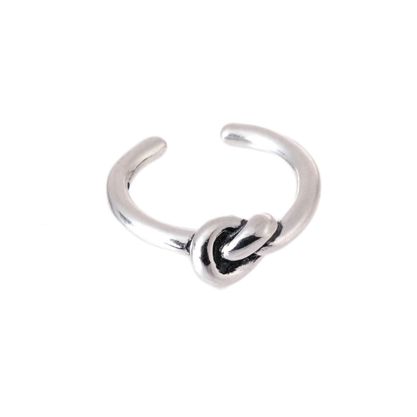 Fashion Simple Retro Knot Open Cuff Ring Jewelry Accessory Valentine's Day Gift