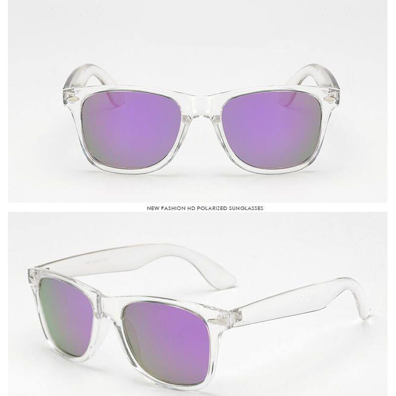 T PurpleRBRARE 2020 Polarized Sunglasses Men/Women Candy Color Lens Sun Glasses Classic Retro Driving Outdoor Travel Gafas De Sol Mujer