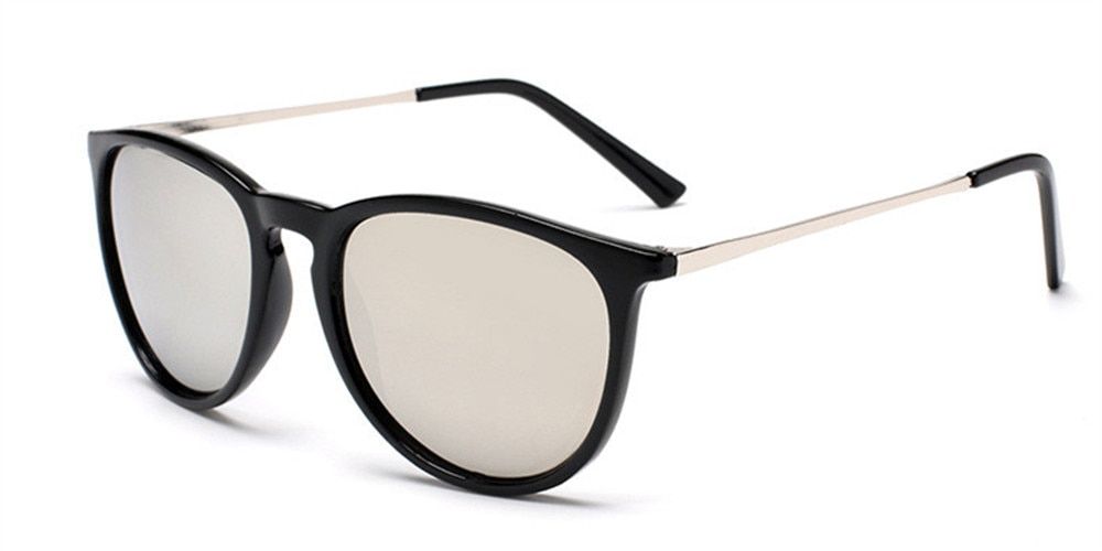 ZXWLYXGX  2020 Retro Male Round Sunglasses Women Men Brand Designer Sun Glasses for Women Alloy Mirror Sunglasses Oculos De Sol