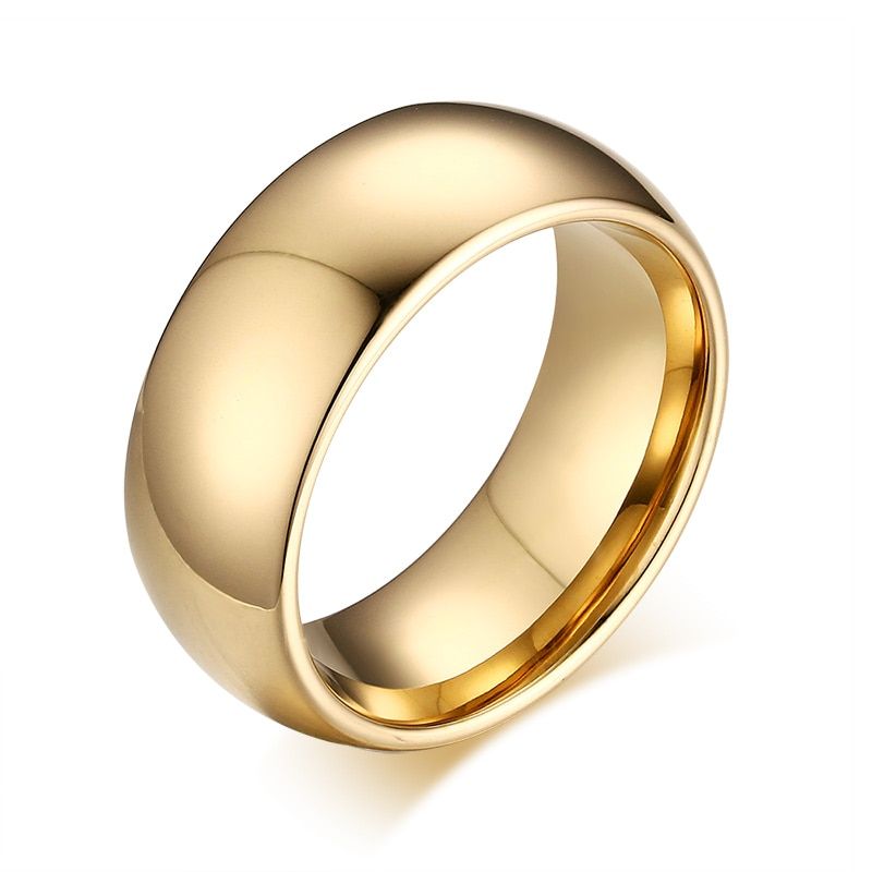 Vnox Top Quality tungsten rings wedding engagement men ring jewelry 8.0mm anel