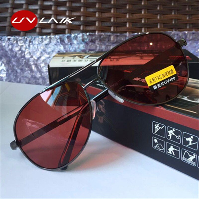 C3 RedImwete Polarized Sunglasses Men TAC Sun Glasses Female Male Night Vision Driving Glasses Goggles UV400 Yellow Lens Eyeglasses