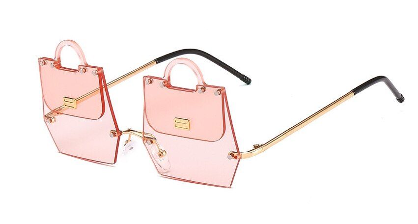 C6 pink47261 Handbag Personality Sunglasses Men Women 2020 Fashion Shades UV400 Vintage Glasses
