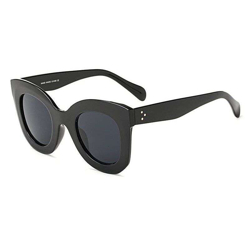 C4 Full BlackROYAL GIRL Vintage Sunglasses Butterfly Style Women Brand Designer chunky Glasses for ladies ss223