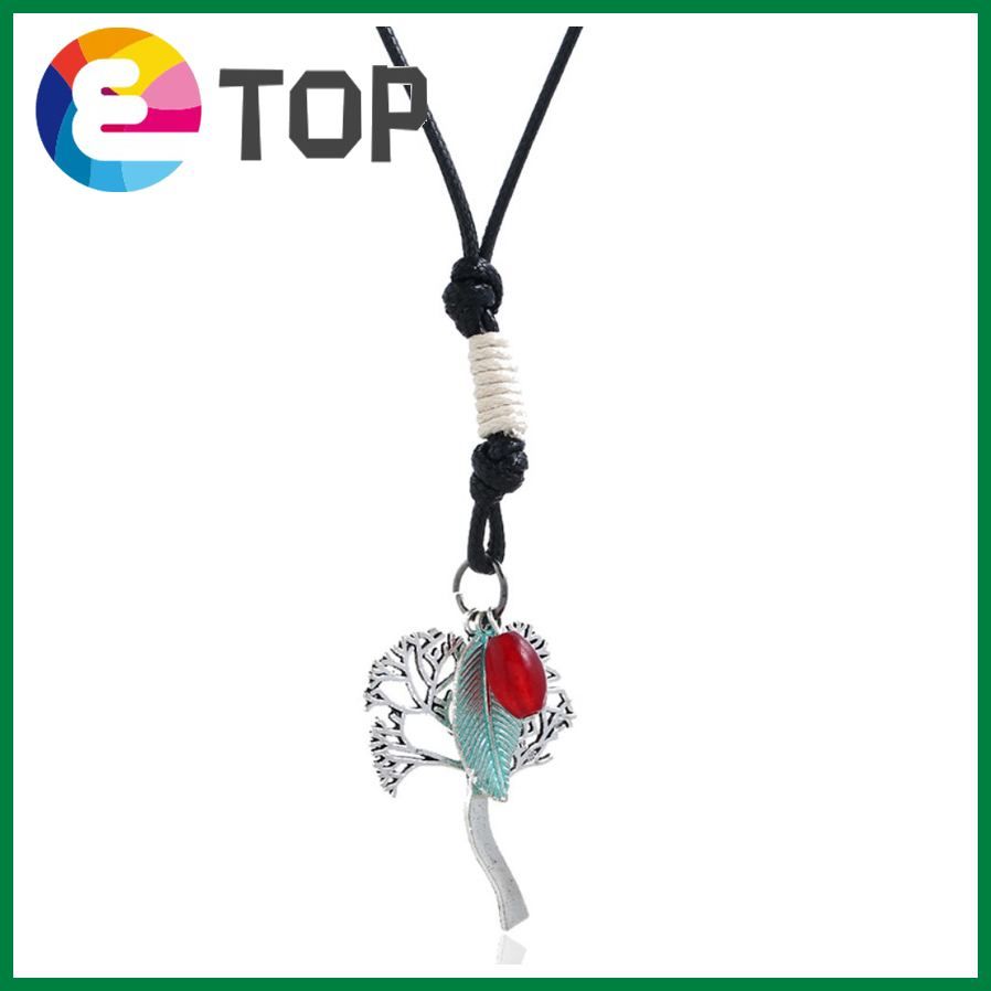 Korean Of The Wild Fashion Happiness Necklace Student Leaves Sweater Chain Necklace Jewelry