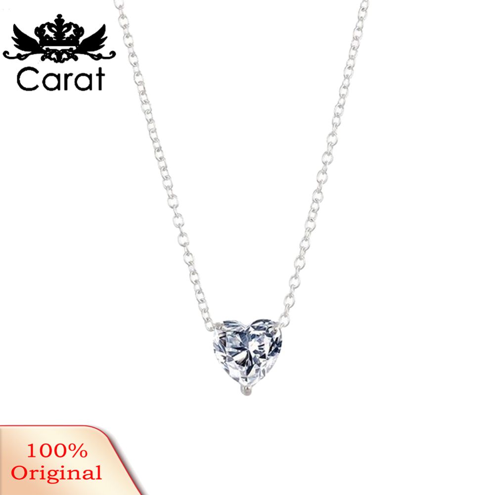 Elegant Women Heart Rhinestone Pendant Chain Neckle Clavicle Chocker Gift