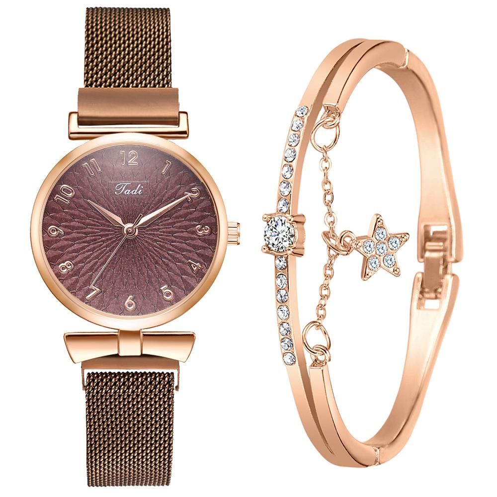 Fashion Watch Women Luxury Women Dress Bracelet Quartz Clock Magnet Watch Women Ladies Sports Wrist Watch Clock Relogio Feminino