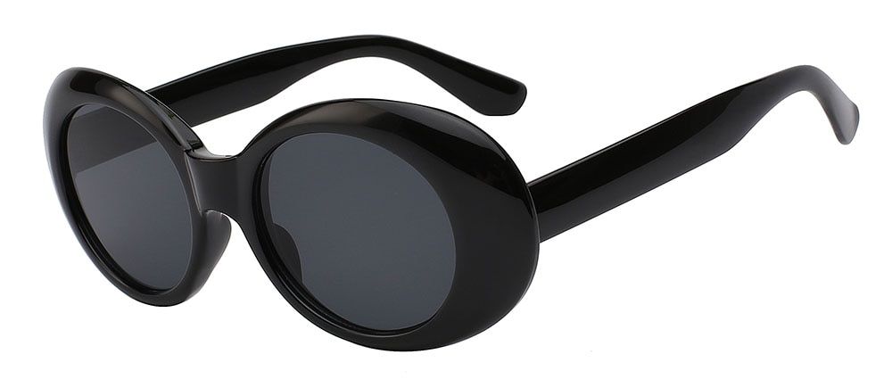 Black w blackXIU Vintage Rock NIRVANA Kurt Cobain Sunglasses Women Men Classic Eyewear UV400 Sun Glasses For Women Shades White Oculos