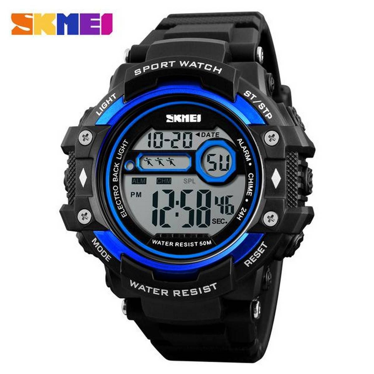 SKMEI luxury brand fashion watch men's sports watch waterproof multi-function alarm digital LED watch Relogio Masculino