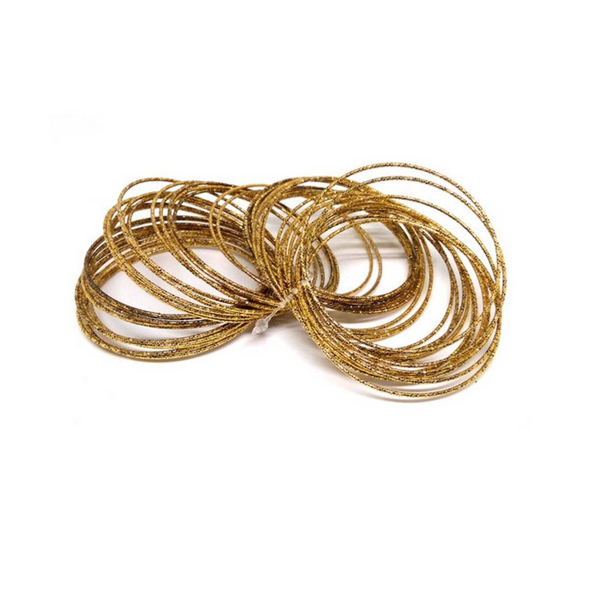 Gold Metal 50 Pcs Churii - Golden