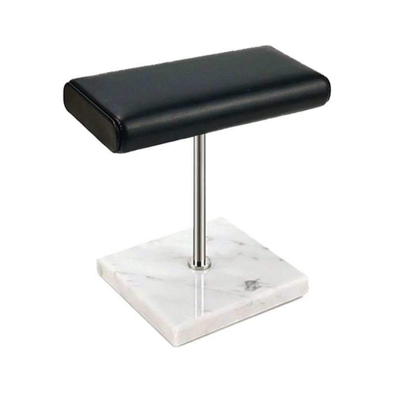 White Marble Base Watch Stand Silver Metalrod Belt Display Props Bracelet Display Stand Jewelry Lengthen Placement Stand