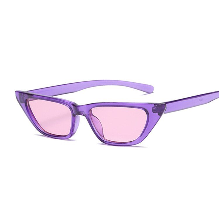 PurpleFashion Cat Eye Sunglasses Women Brand Designer Luxury Retro Cateye Female Sun Glasses Shades For Women Oculos De Sol Feminino