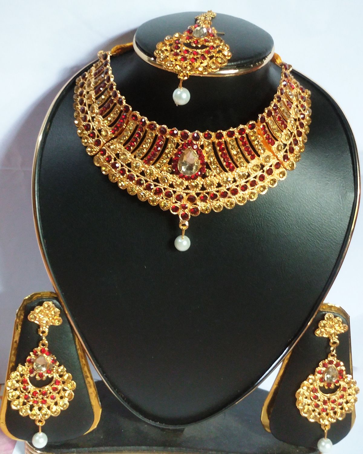 Gold Plated Party Jewellery Set