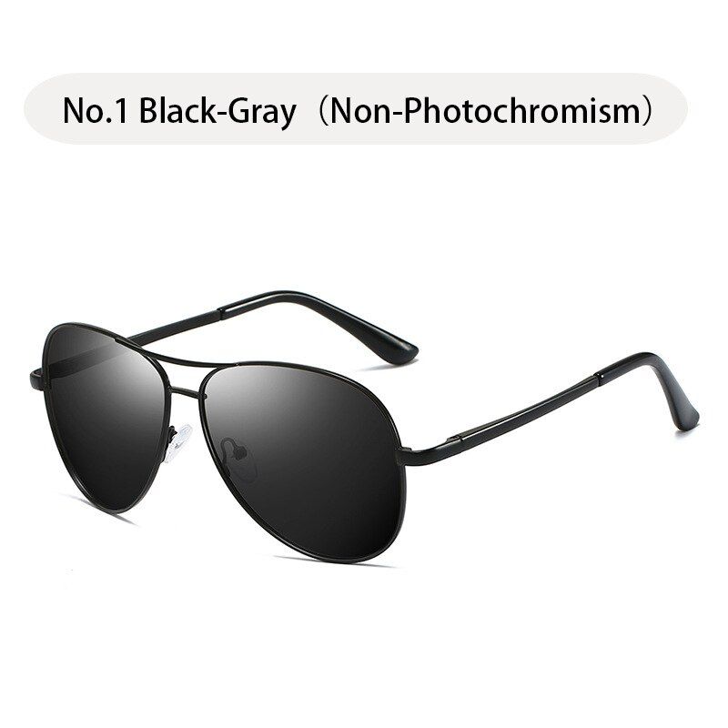 black-grayBlackLuxury Designer Polarized Sunglasses Men Classic Polarized Sunglasses for Driving and Finishing UV400 Eyeglasses for Famale