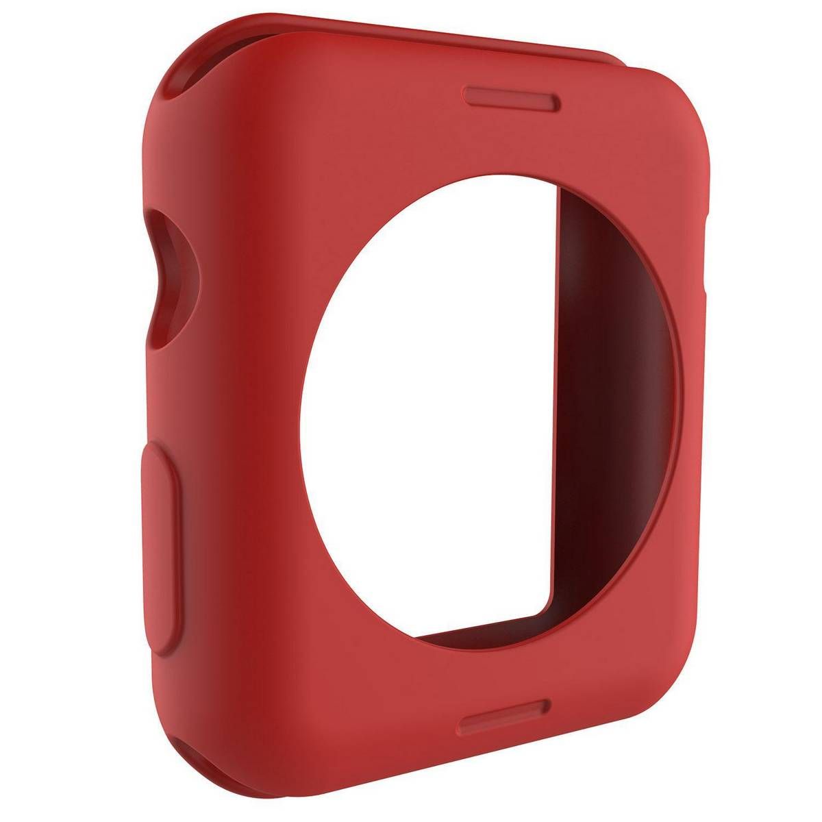 Universal Silicone Scratch Resistant Protective Watch Case For Apple Watch Series 1/2/3 38mm/42mm - 38MM Red