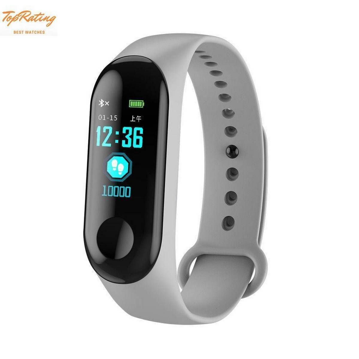 M3 Smart Watch 0.96Inch Screen Blood Pressure Heart Rate Monitor Fitness Sport Bracelet WristBand