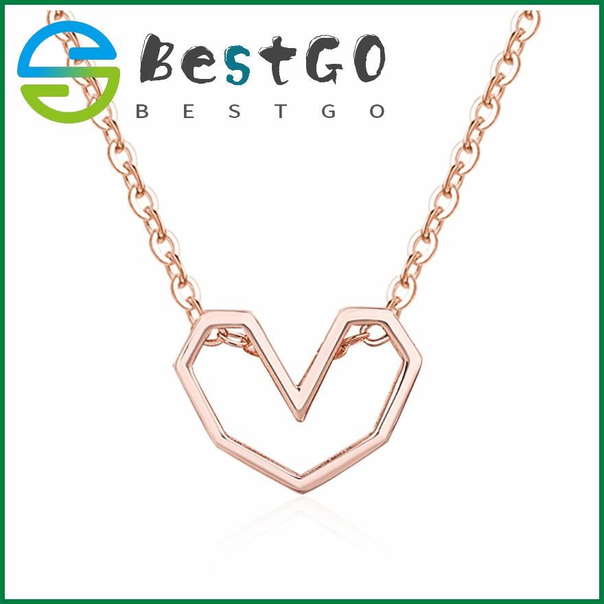 Korean Of The Clavicle Chain New Simple Student Hollow Love Pendant Short Necklace Gift Female