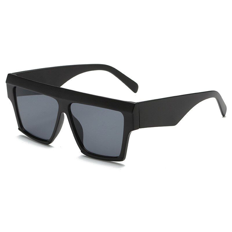 8One Piece Square Sunglasses Women Men Luxury Brand Designer Black Oversized Shades Sun Glasses Male Mirror Summer Eyeglasses