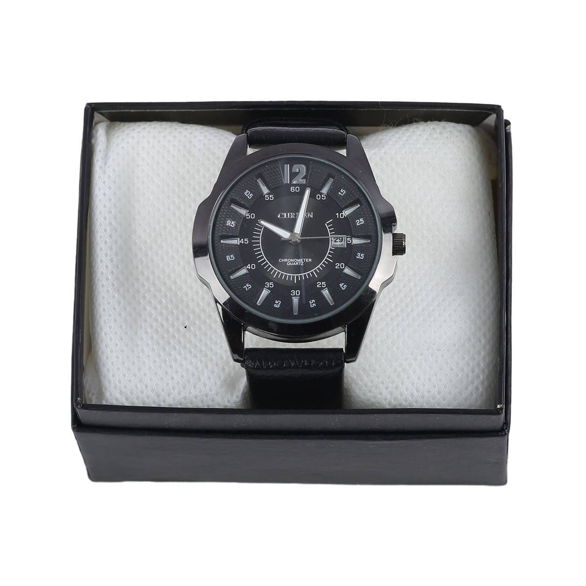 CRN- Date  All Black New Collection, New Stock Exclusive  Analog Wrist Watc(null)