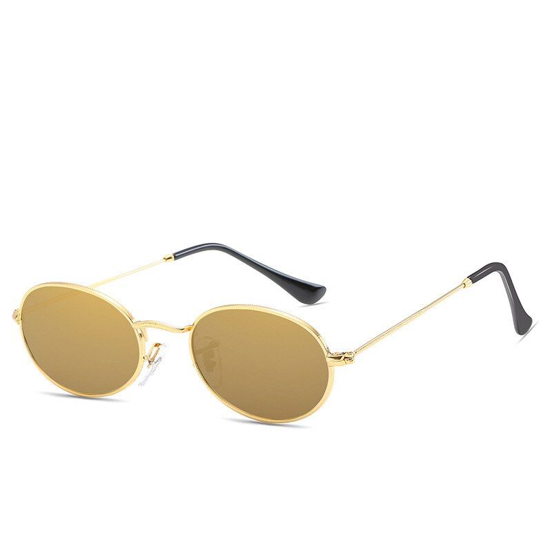 goldVintage Gothic Sunglass Women Steampunk Sunglasses Woman Small Punk Sun Glasses For Ladies Brand Designer Mirror Sunglases 2019